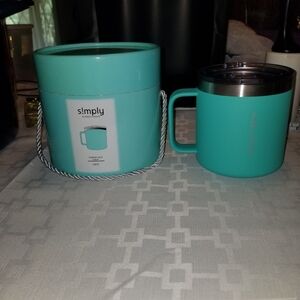 Simply southern  tumbler mug 14 aqua